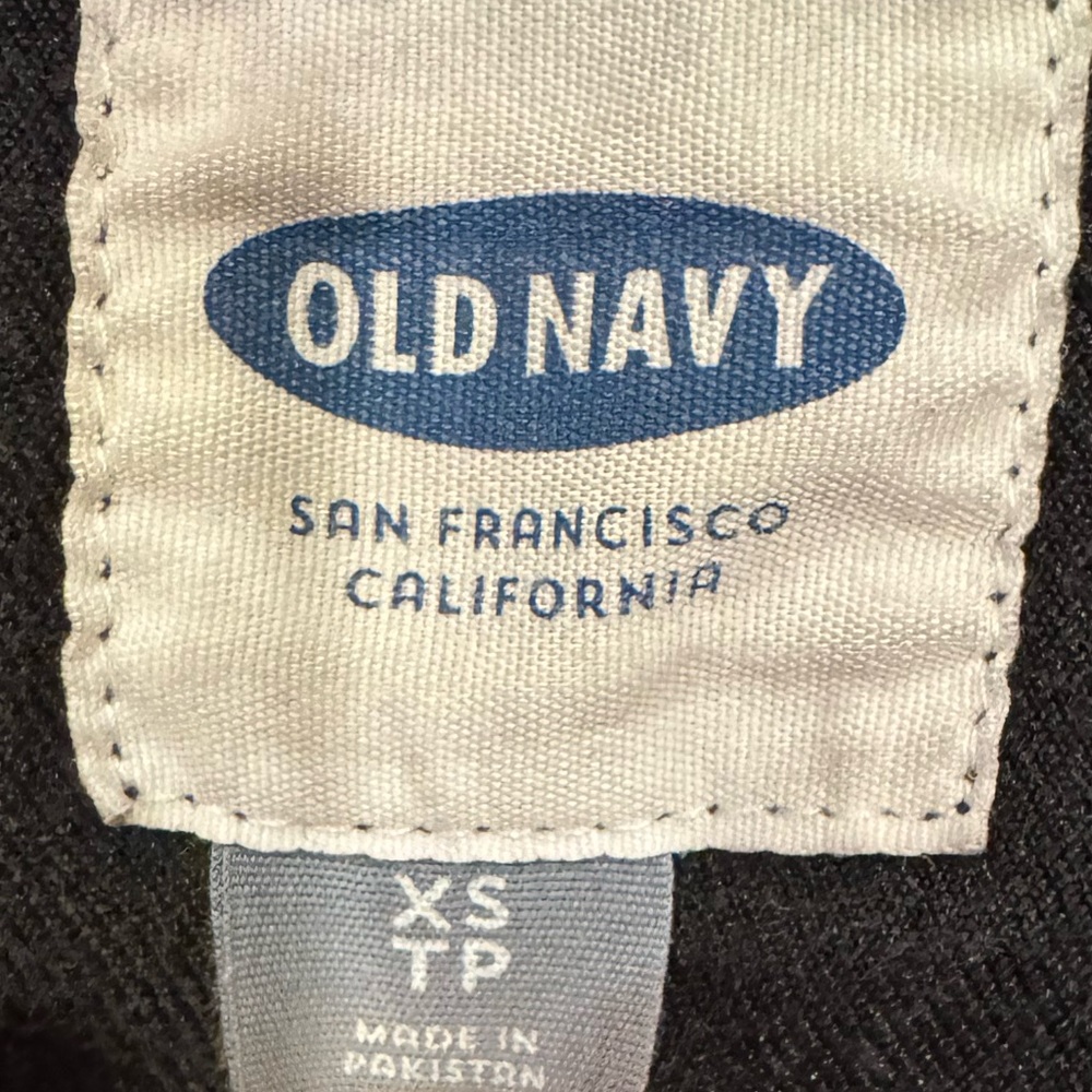 Women’s Old Navy Charcoal Black Jean Jacket Sz XS - Picture 4 of 4